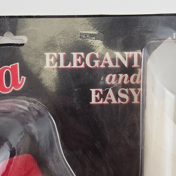 Daisy Kingdom Poinsettia Santa Kit Hand Painted Head Preprinted Fabric 23in Tall - Picture 7 of 10